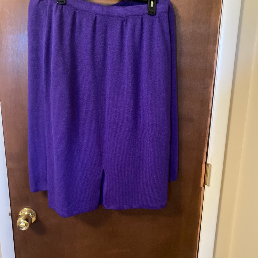 St. John two piece blouse and skirt